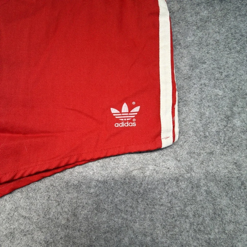 Vintage Adidas Shorts Mens L Sprinter Racer Lined Trefoil Red 70s 80s